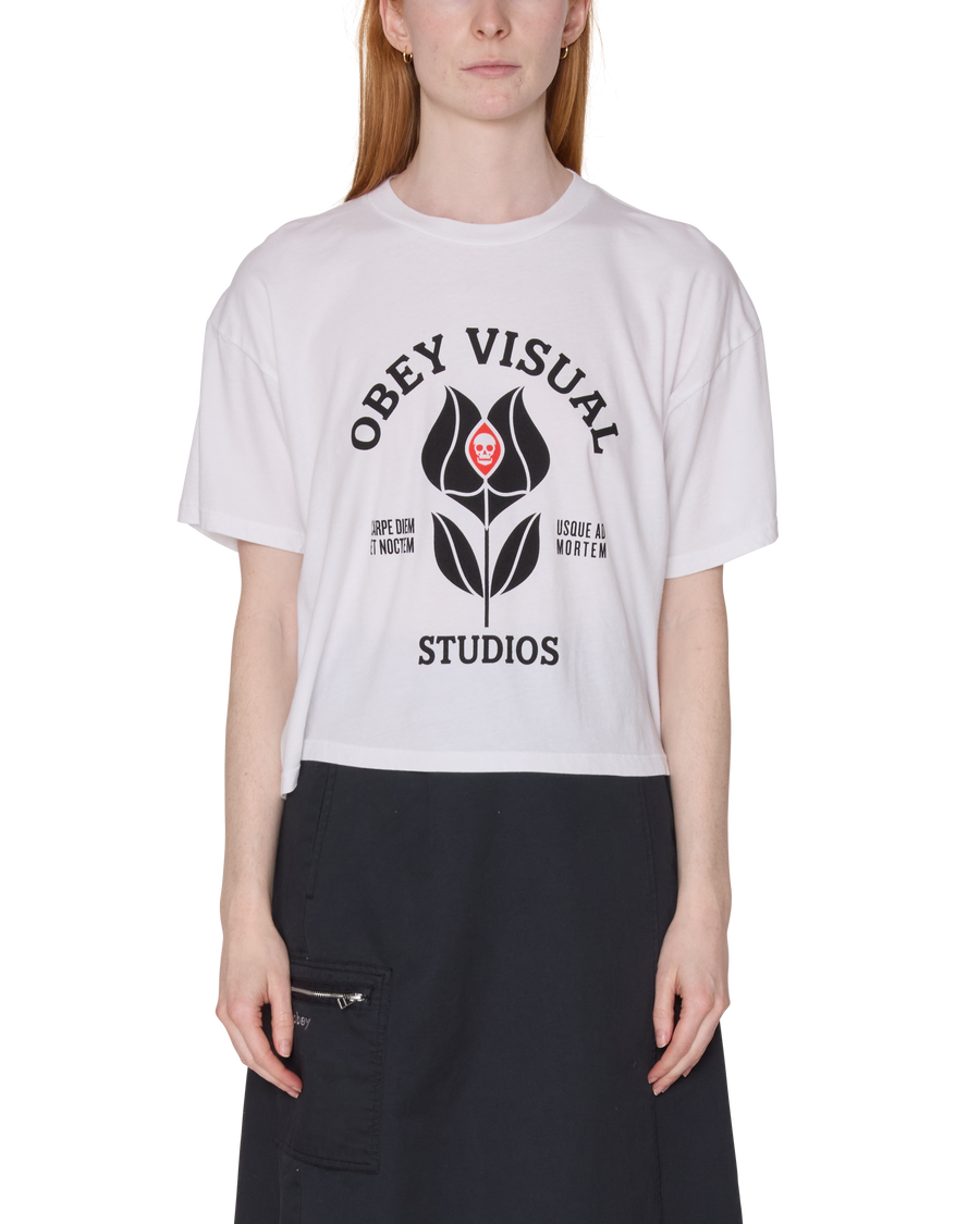 CARPE DIEM FLOWER ROW T-SHIRT - Image 1