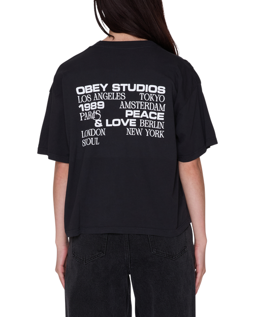 STUDIOS PEACE & LOVE ROW T-SHIRT - Image 1