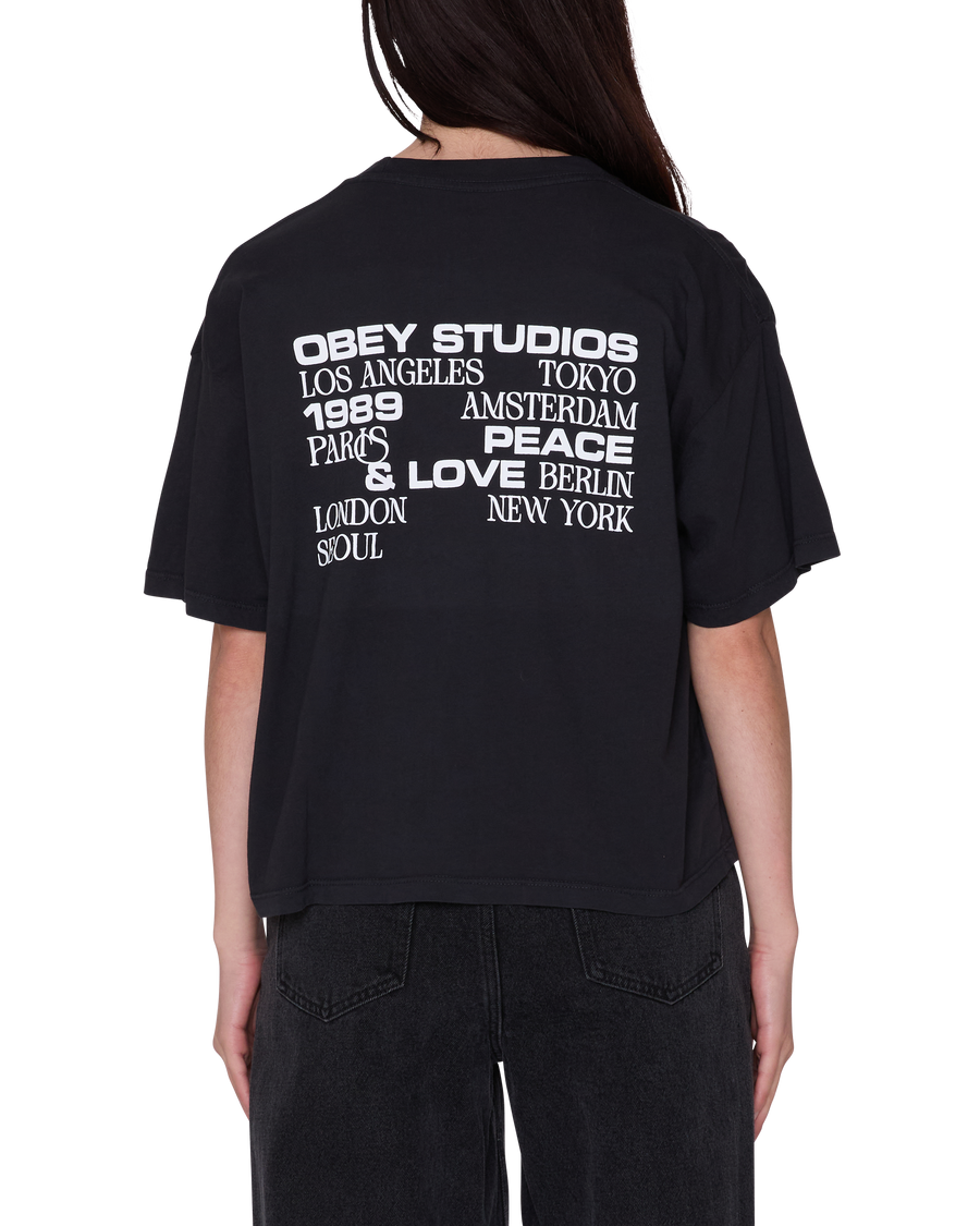 STUDIOS PEACE & LOVE ROW T-SHIRT - Image 1