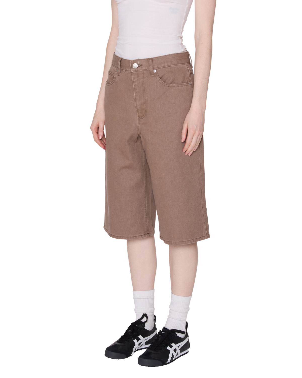 KARINA LONG DENIM SHORT - Image 2