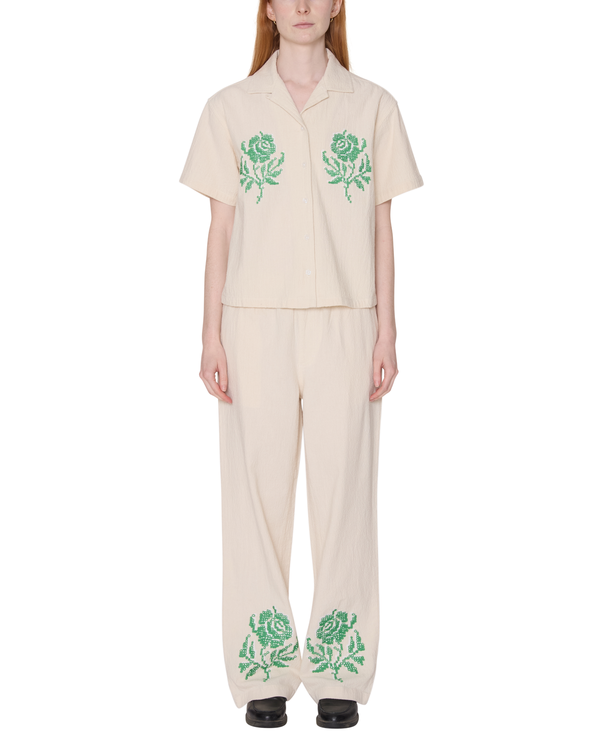 ROSES EMBELLISHED SS SHIRT - Image 4