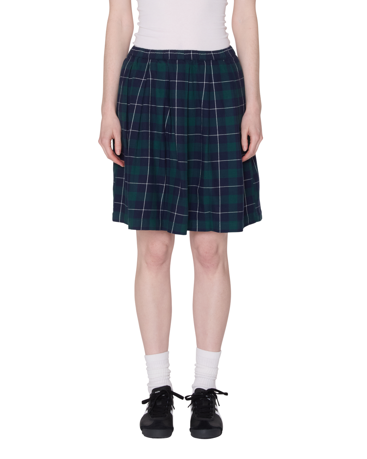 SHELLY PLAID PLEATED SKIRT - Image 1