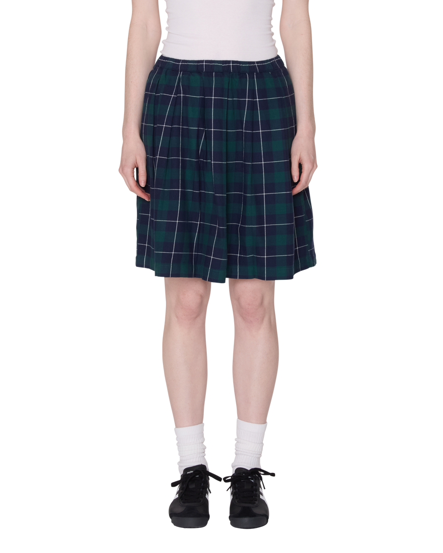 SHELLY PLAID PLEATED SKIRT - Image 1