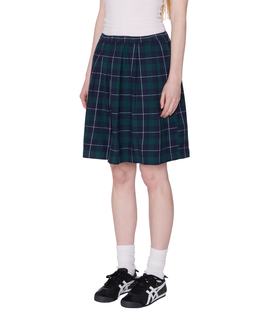 SHELLY PLAID PLEATED SKIRT - Image 2