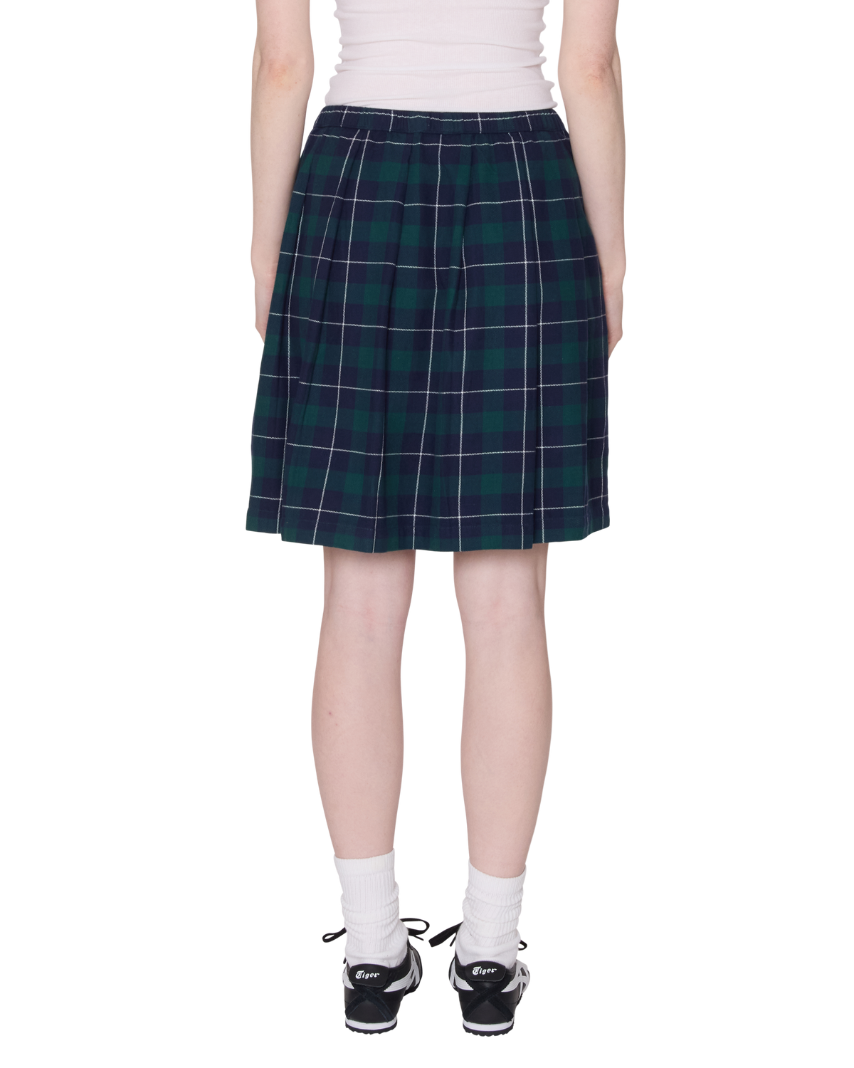 SHELLY PLAID PLEATED SKIRT - Image 3
